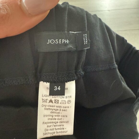 JOSEPH Light Cotton STR Black Legging Pants - Picture 5 of 11